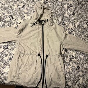 Mondetta Women's Light Tan Hooded Utility Jacket